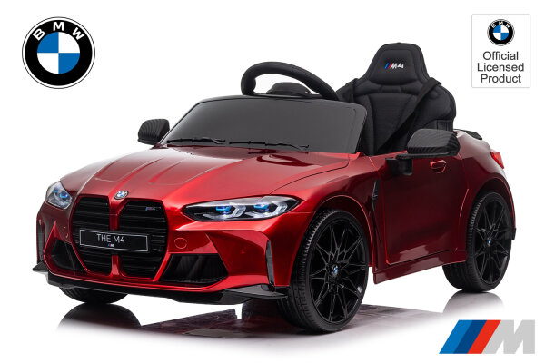 Kinderauto BMW M4 lackiert mit Lizenz 2x35W 12V/7Ah