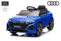 Kinderauto AUDI RS Q8 mit Lizenz 2x25W 12V/7Ah Blau