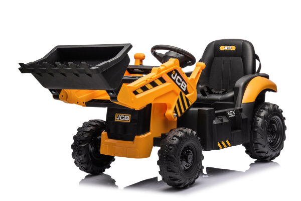 Kinder Bagger JCB Pushdozer mit Schaufel 2x30W 12V/7Ah