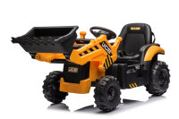 Kinder Bagger JCB Pushdozer mit Schaufel 2x30W 12V/7Ah