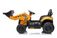 Kinder Bagger JCB Pushdozer mit Schaufel 2x30W 12V/7Ah