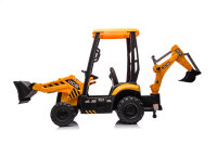 Kinder Traktor JCB 4 in 1 Bagger und Bulldozer 2x30W 12V/7Ah