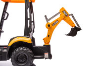 Kinder Traktor JCB 4 in 1 Bagger und Bulldozer 2x30W 12V/7Ah