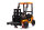 Kinder Gabelstapler JCB Forklift 2x 30W 12V 7Ah