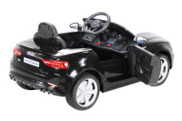 Audi S5 Cabriolet Elektroauto 2x45 Watt Motor 12V10Ah (SCHWARZ)